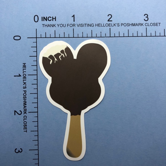 🌻10/$10🌻 Disney Mickey Ears Ice Cream Sticker - Picture 2 of 2